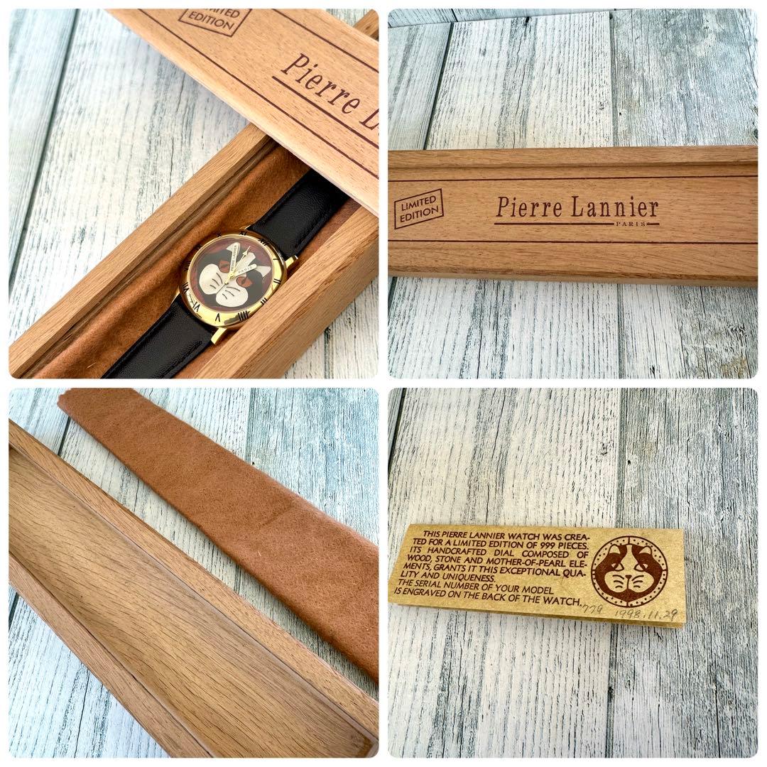 【電池交換済】Pierre Lannier ピエールラニエ 腕時計 ねこゴールド