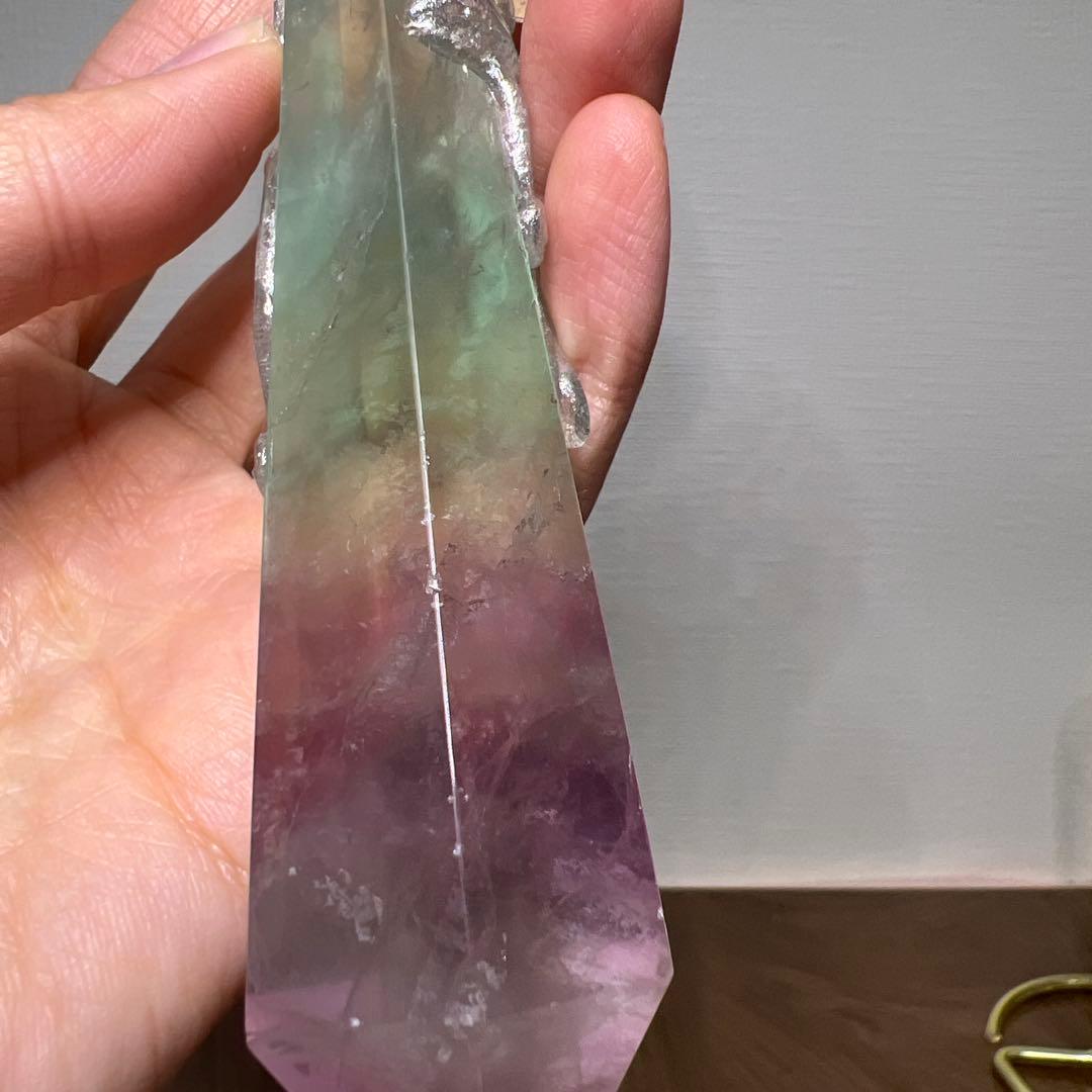 Kdashページ　レインボーフローライトマジックワンド置物　3本まとめ