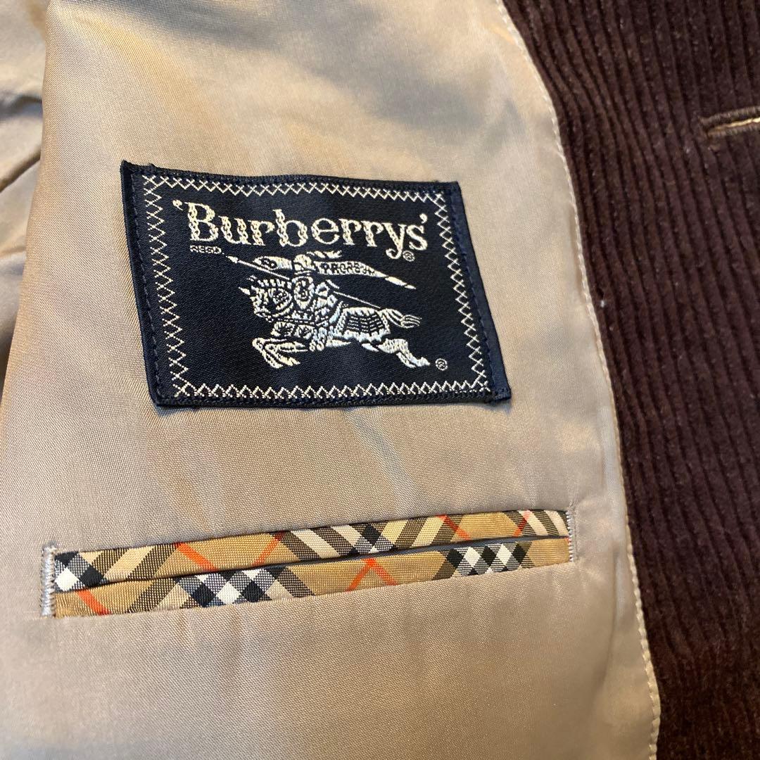 BURBERRYS corduroyブラウン コーデュロイ テーラードジャケット