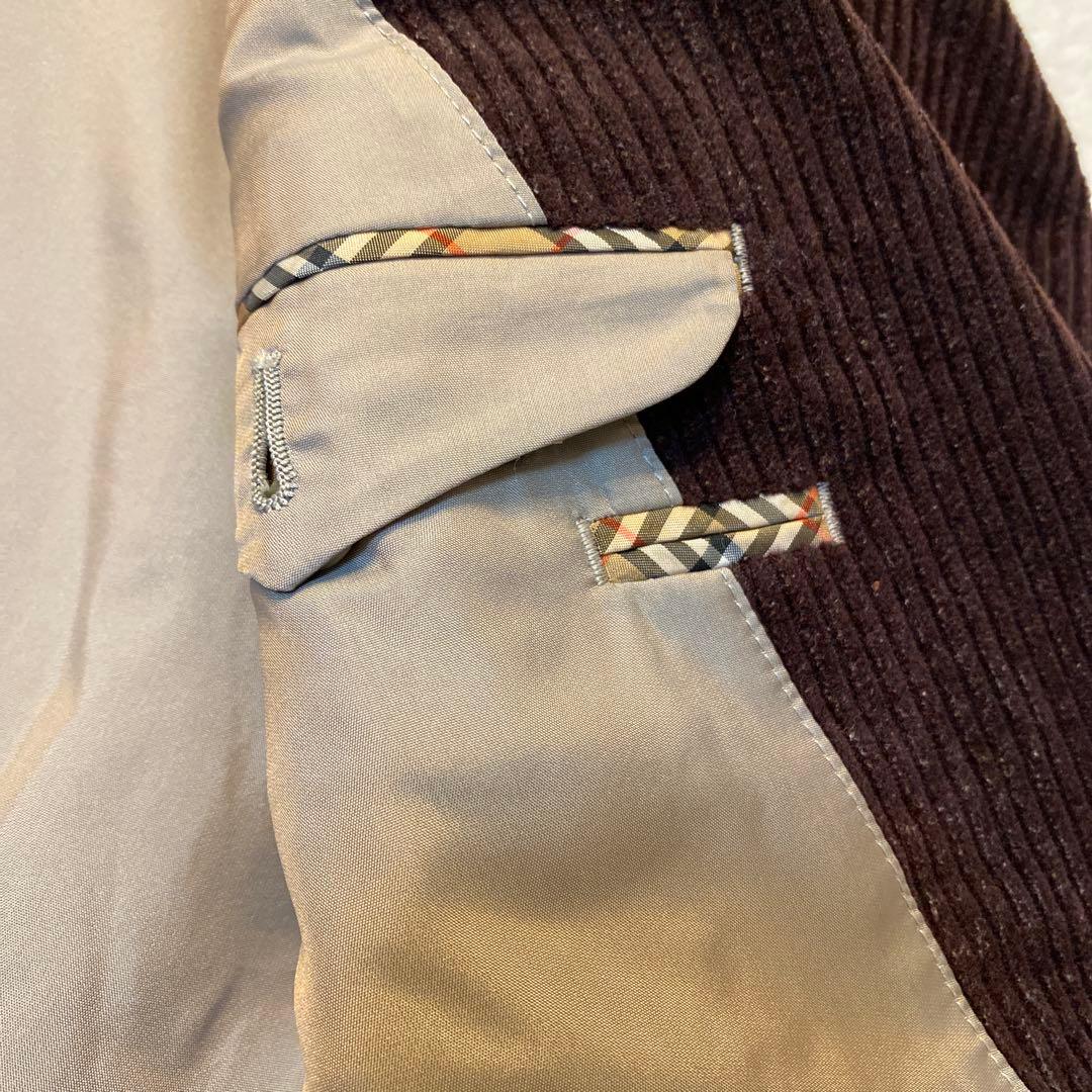 BURBERRYS corduroyブラウン コーデュロイ テーラードジャケット