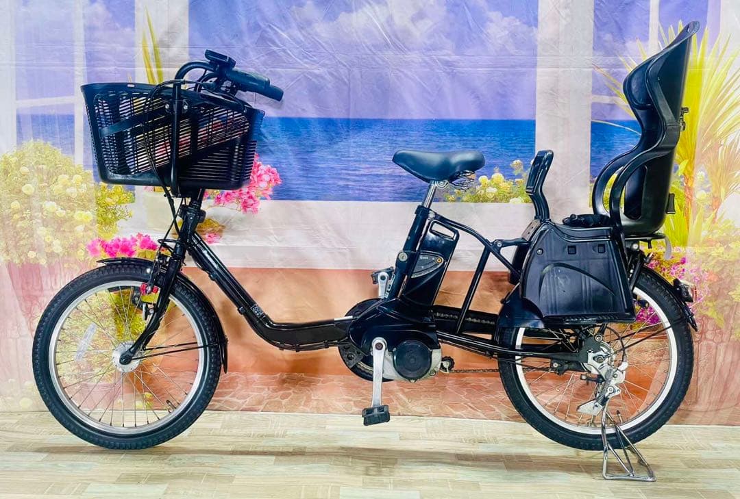 週末限定！パナソニックギュット⭐️13AH！子供乗せ電動アシスト自転車Y3251