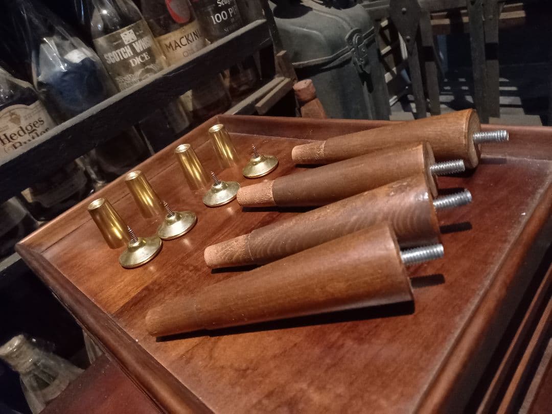 チャルメラ　様売約済　スペースエイジ　フレーク　デザイン　赤　サイド　テーブル