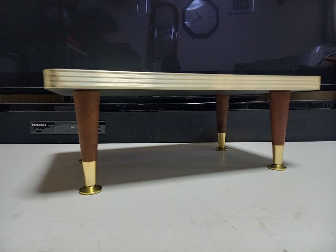 チャルメラ　様売約済　スペースエイジ　フレーク　デザイン　赤　サイド　テーブル