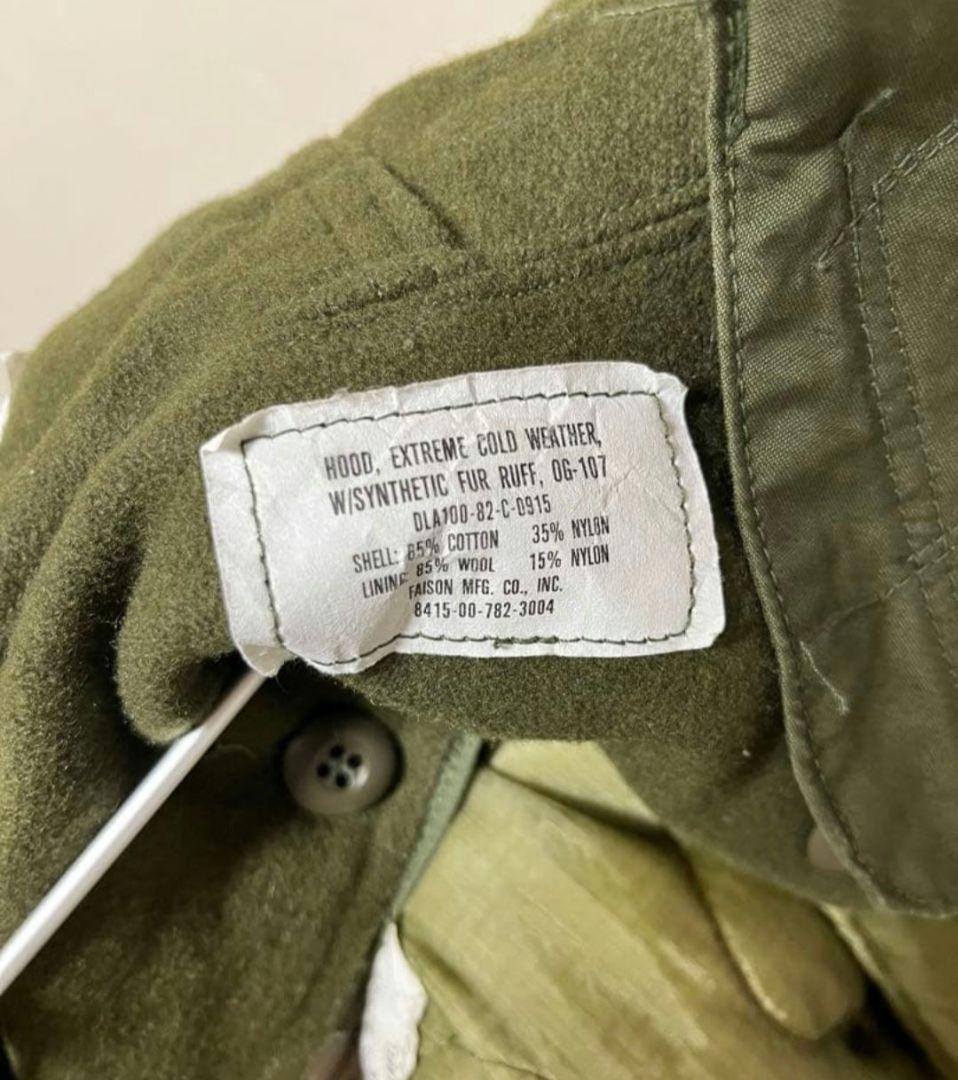 米軍実物 M65 モッズコート フィッシュテール サイズM フルセット