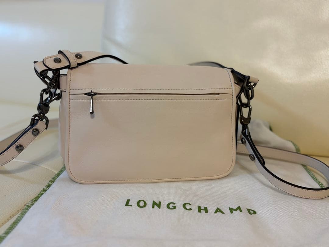 LONGCHAMP ベージュ ショルダーバッグ