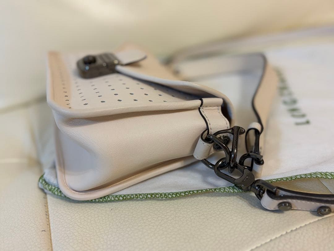 LONGCHAMP ベージュ ショルダーバッグ