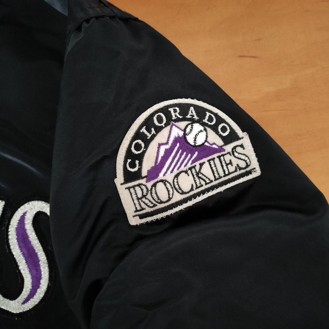 90s USA製 STARTER ロッキーズ ROCKIES スタジャン XL