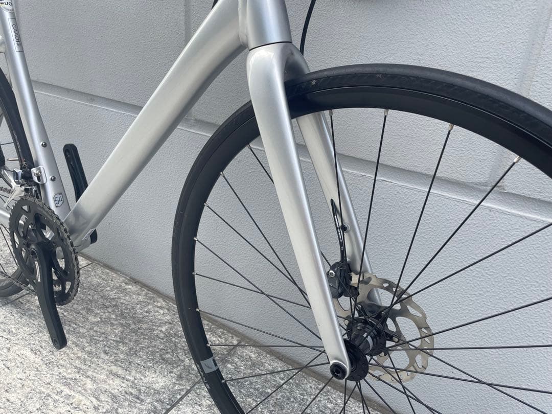 CANNONDALE CAAD13 54 シルバー　SHIMANOアダプター付き