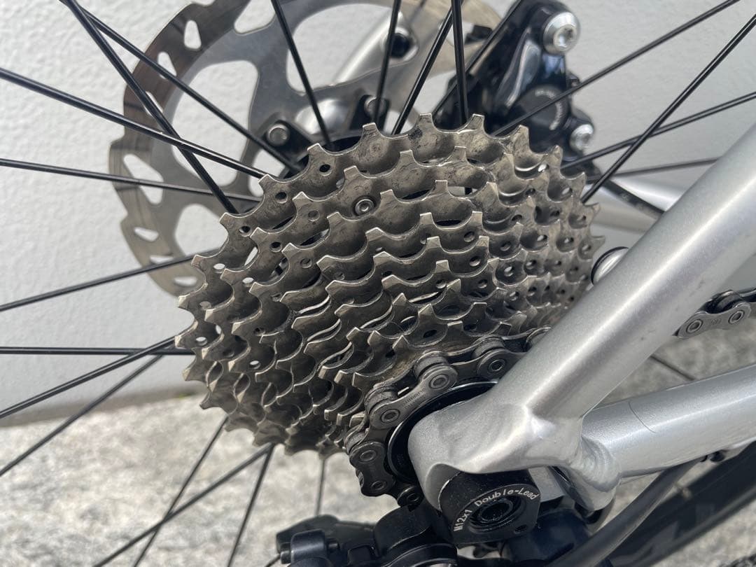 CANNONDALE CAAD13 54 シルバー　SHIMANOアダプター付き