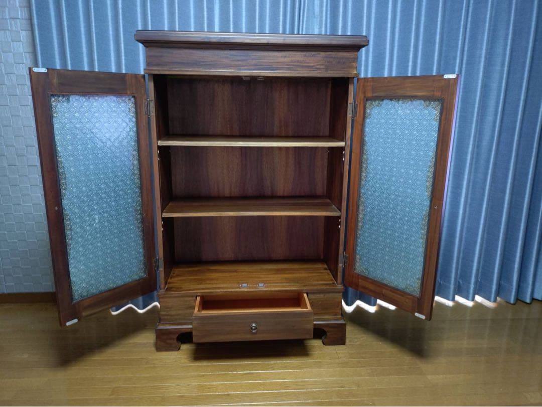 アンティーク　木製収納キャビネット