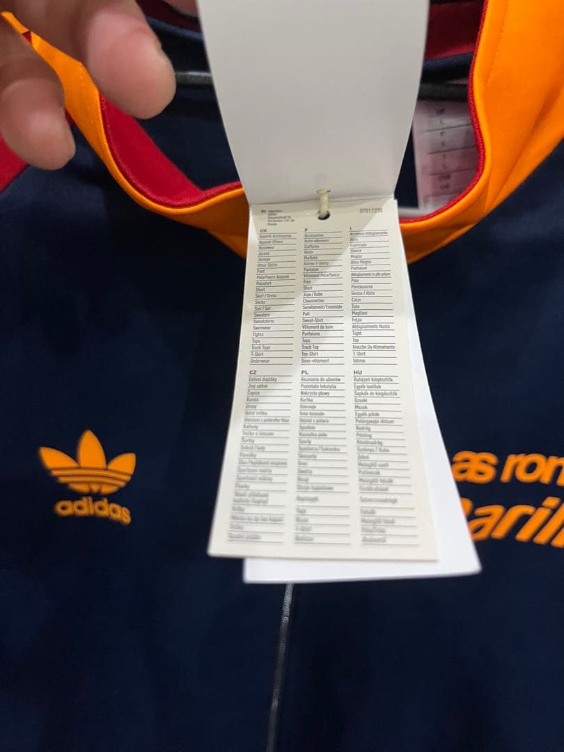 ASローマ　ROMA 1993 TRACK JACKET Lサイズ