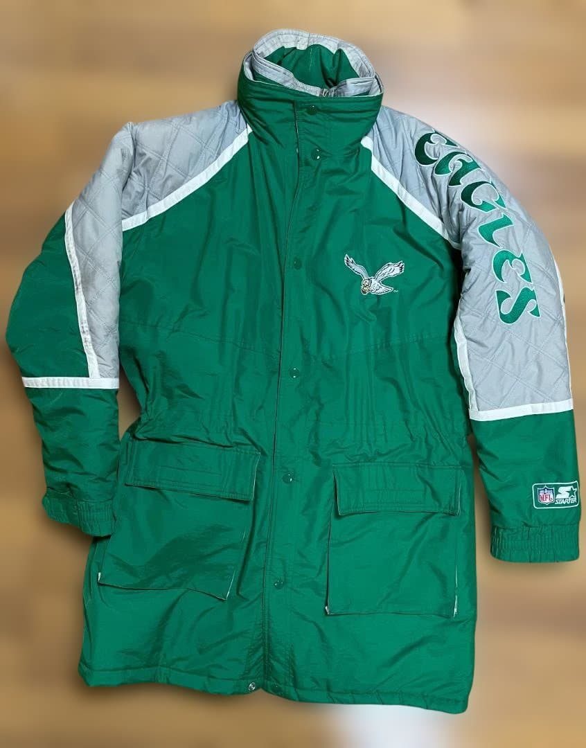 【希少90s】NFL イーグルス Starter 中綿ジャケット