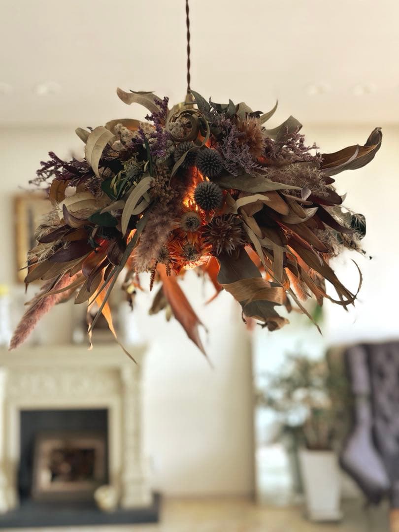 ドライフラワーシェード