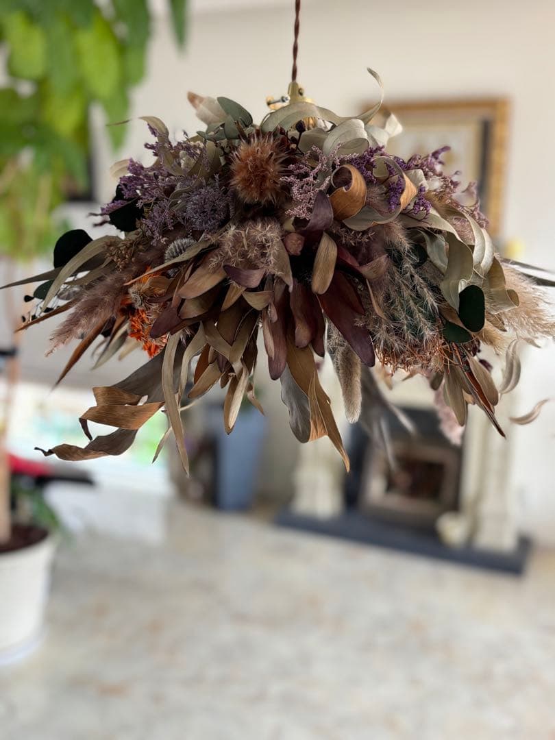 ドライフラワーシェード
