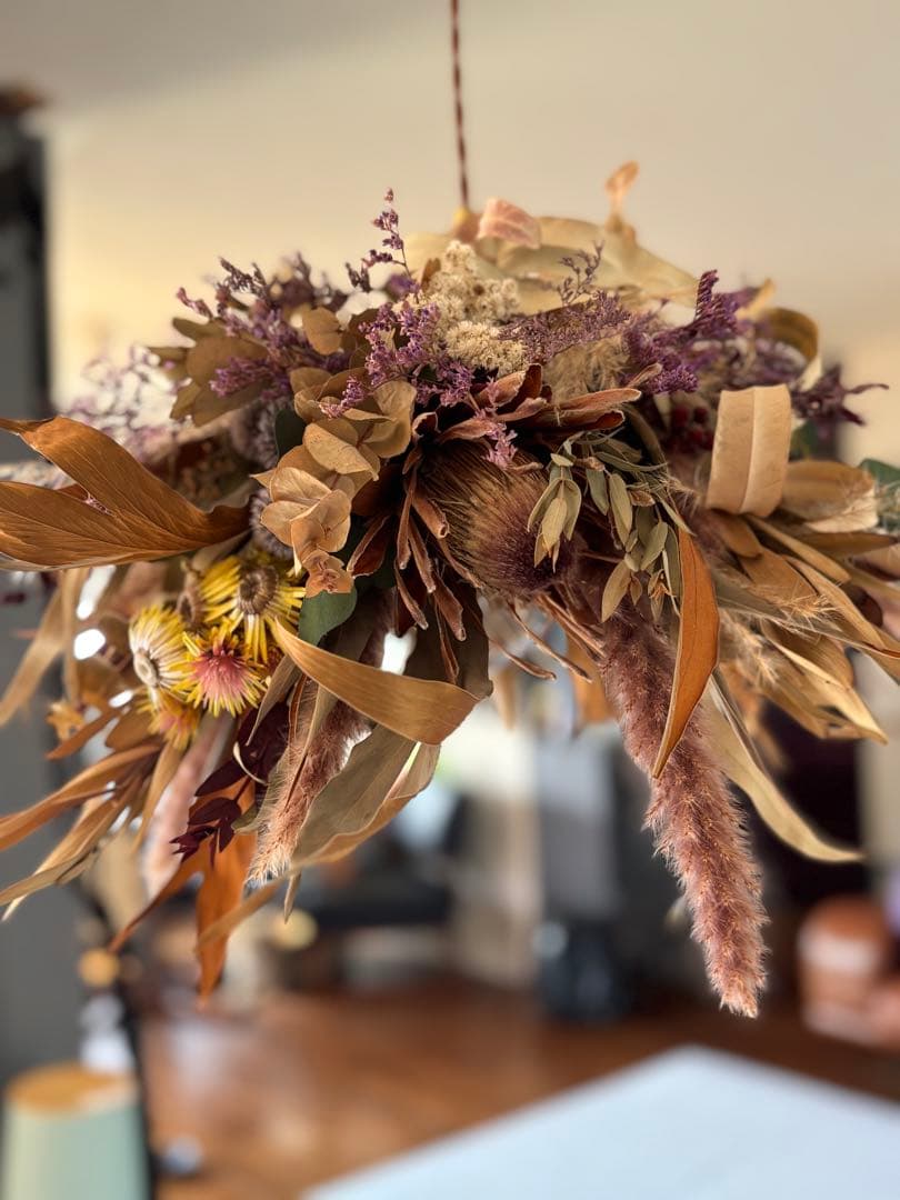 ドライフラワーシェード