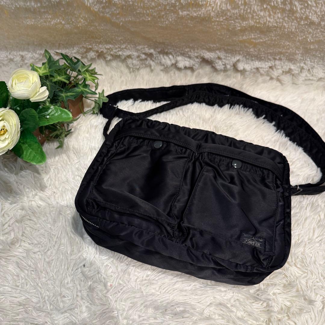 【人気】正規品 porter ポーター タンカー ショルダーバッグ L ブラック