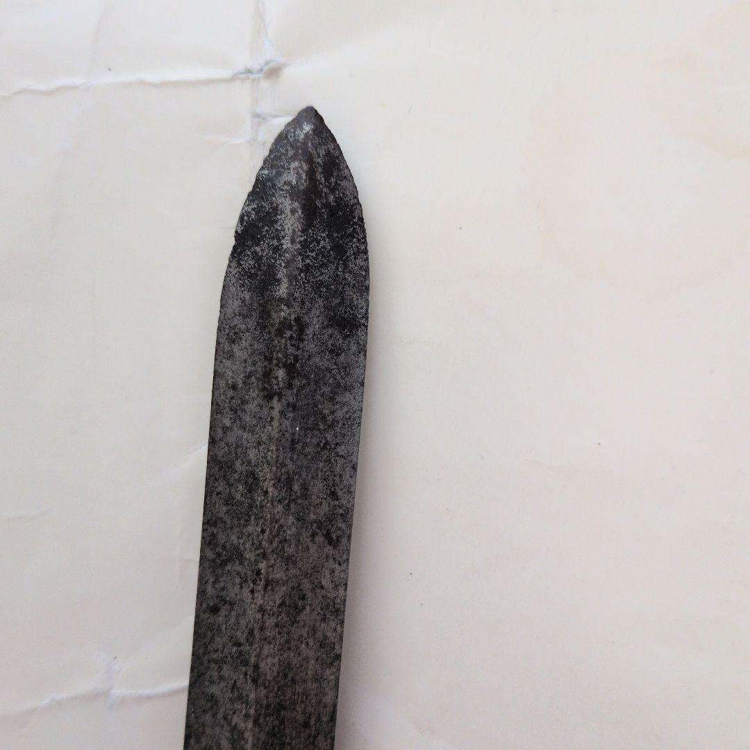 矢じり　武道具　十文字槍　鏃　古式　弓道具　鉄製　職人作　美術品
