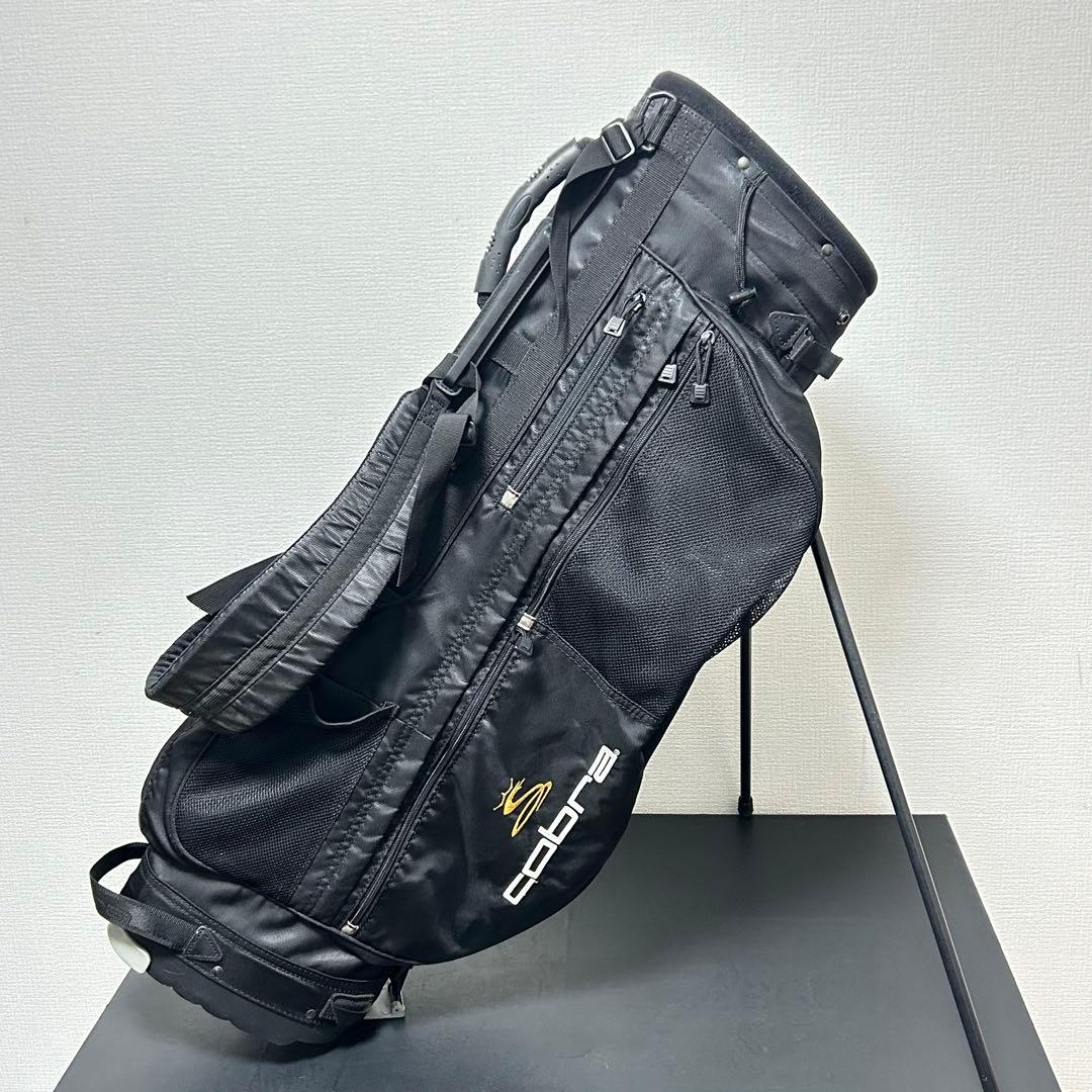 コブラ 超軽量 スタンドキャディバッグ 黒 フード付
