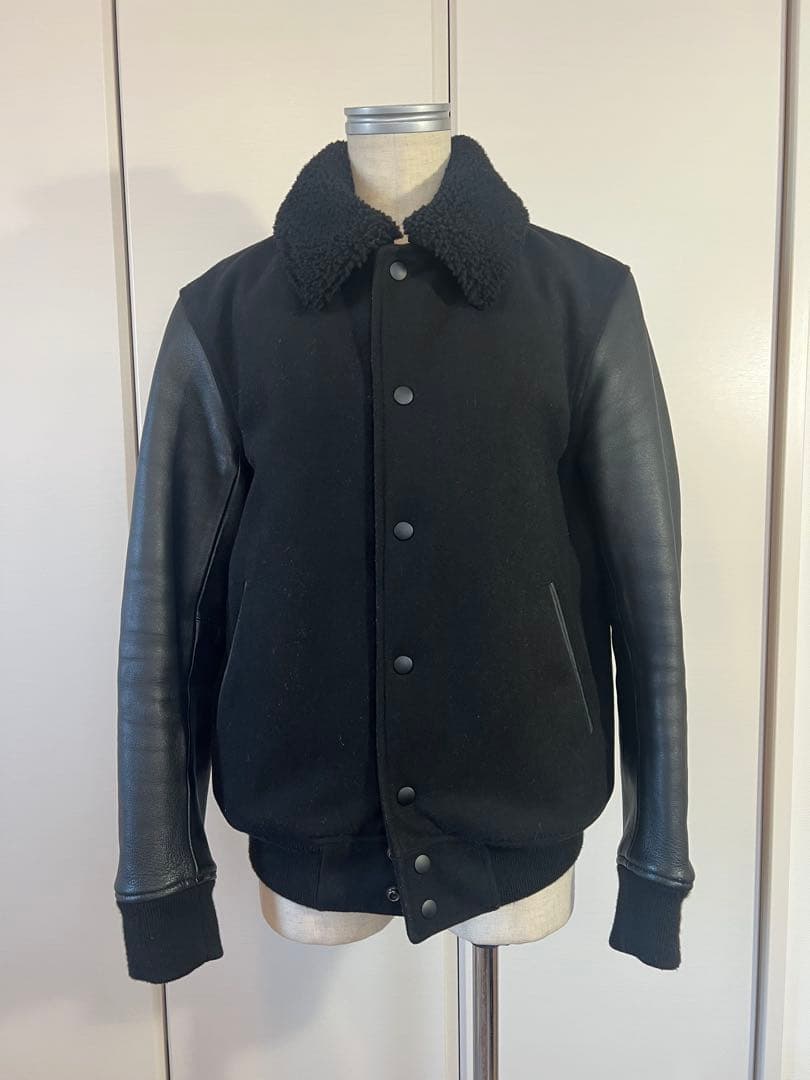 【美品】モンキータイム　ユナイテッドアローズ　レザー スタジャン 黒