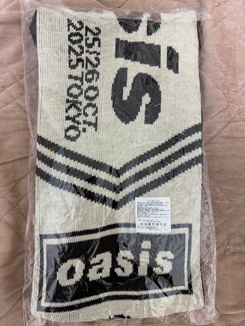 新品未開封！oasis live '25 フットボールスカーフ