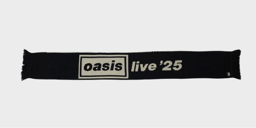 新品未開封！oasis live '25 フットボールスカーフ