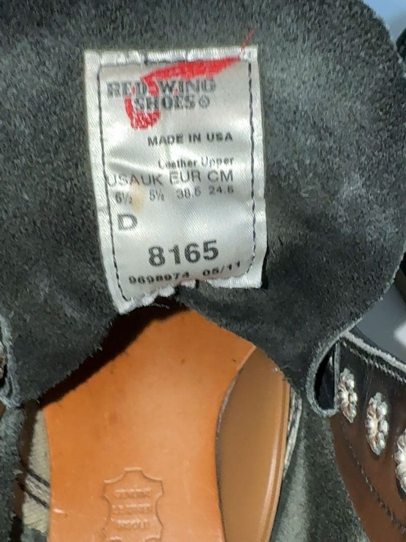 RED WING/レッドウイング 8165 6 1/2D