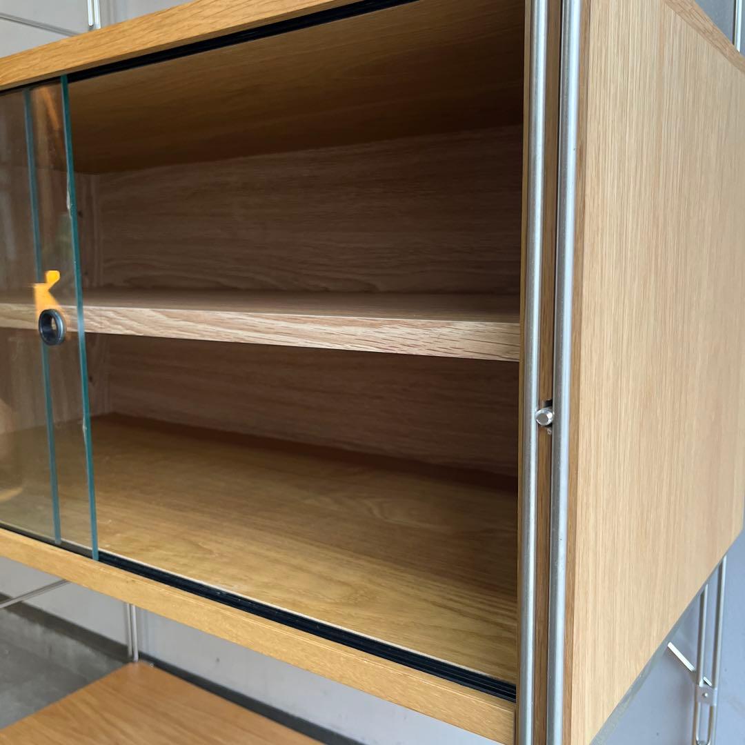 niconico★無印ステンレスユニットシェルフ　オーク材棚・カップボード