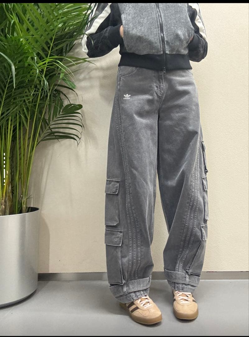 新品36 Adidas ADILENIUM シーズン 2カーゴパンツJM9266