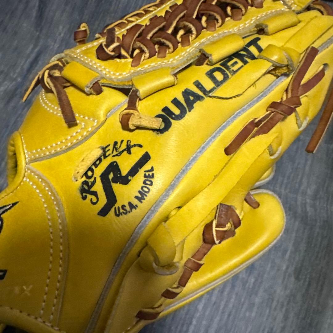 ロベンクス 野球グローブ イエロー オーダー
