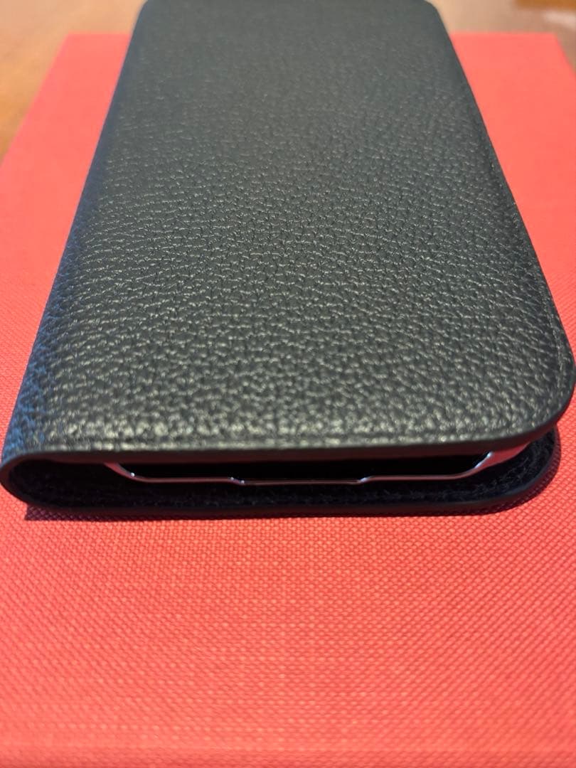 BONAVENTURA iPhone15pro用手帳型ケース 黒