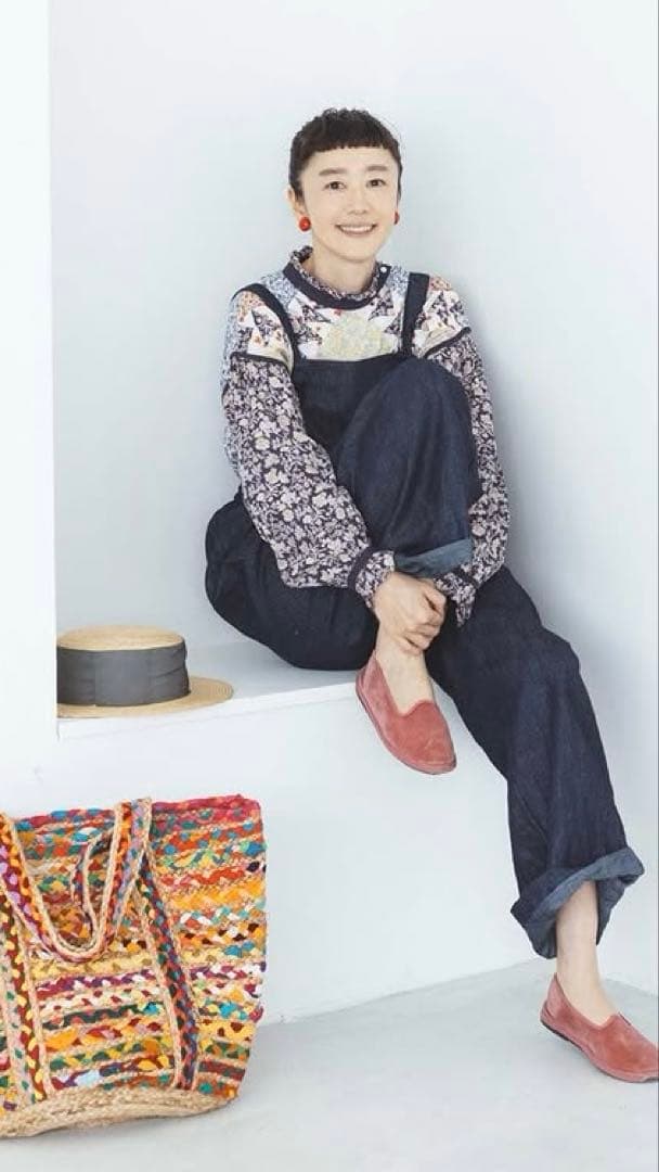 滝口和代さん✖️ナチュラン&yarnマイフェイバリットデニムサロペットパンツ