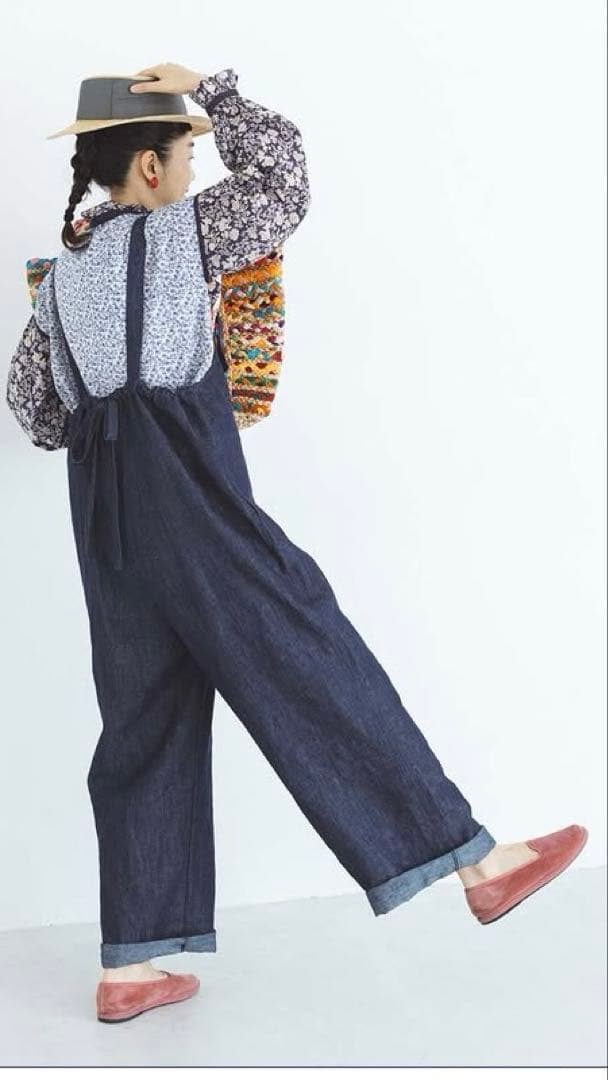 滝口和代さん✖️ナチュラン&yarnマイフェイバリットデニムサロペットパンツ