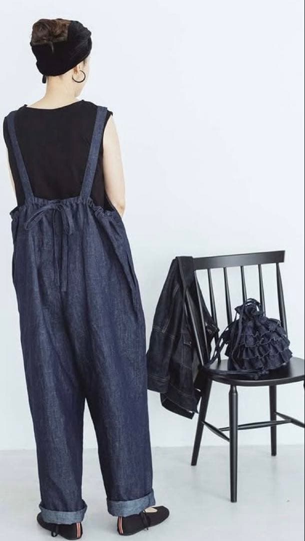 滝口和代さん✖️ナチュラン&yarnマイフェイバリットデニムサロペットパンツ