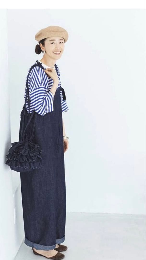 滝口和代さん✖️ナチュラン&yarnマイフェイバリットデニムサロペットパンツ