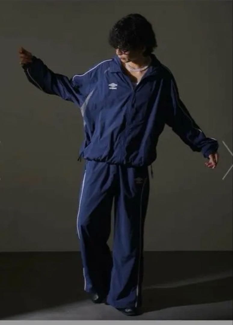 Umbro ネイビー ウィンドブレーカーセットアップ