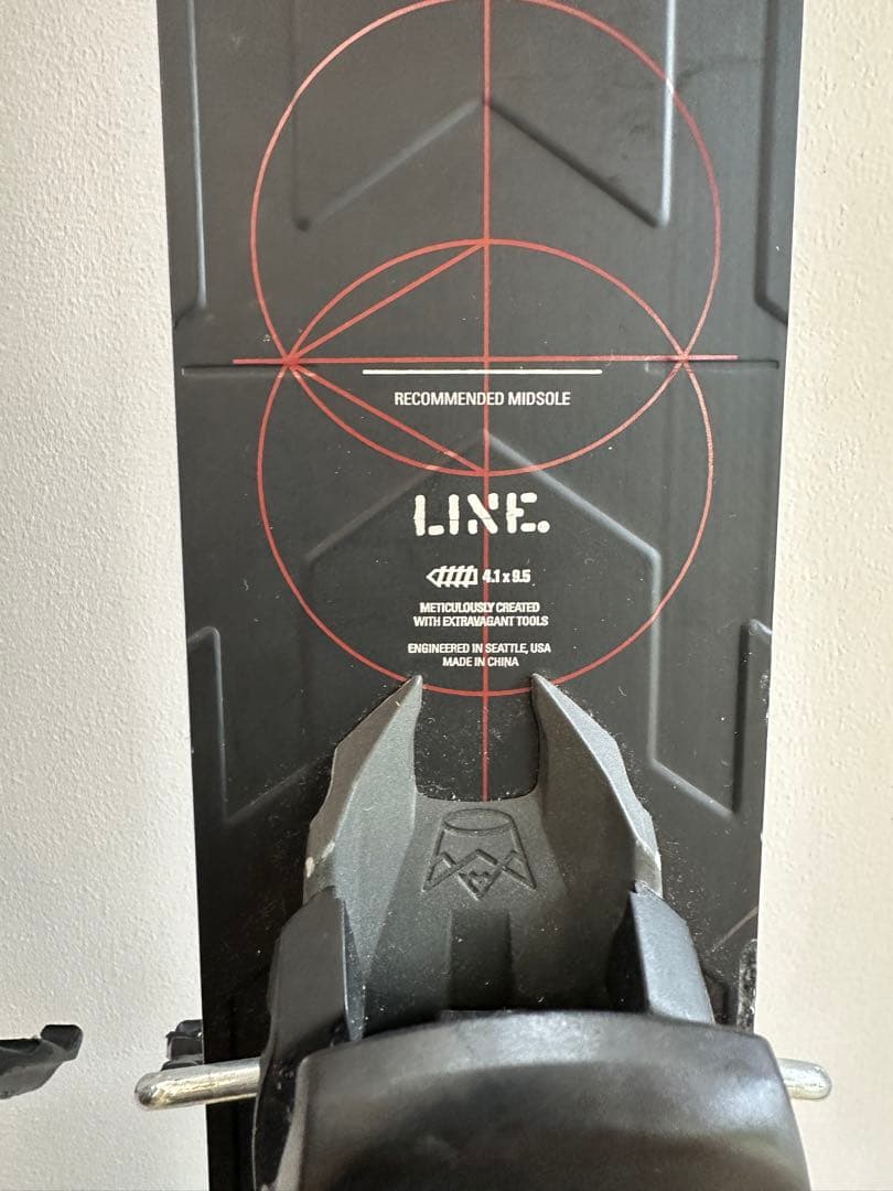 LINE Blade 169 スキー 付属バインディング