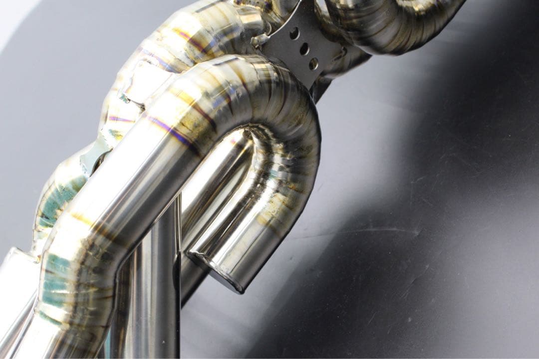 (Lei)Porsche 718GT4用チタンマフラー（バルブ付き）