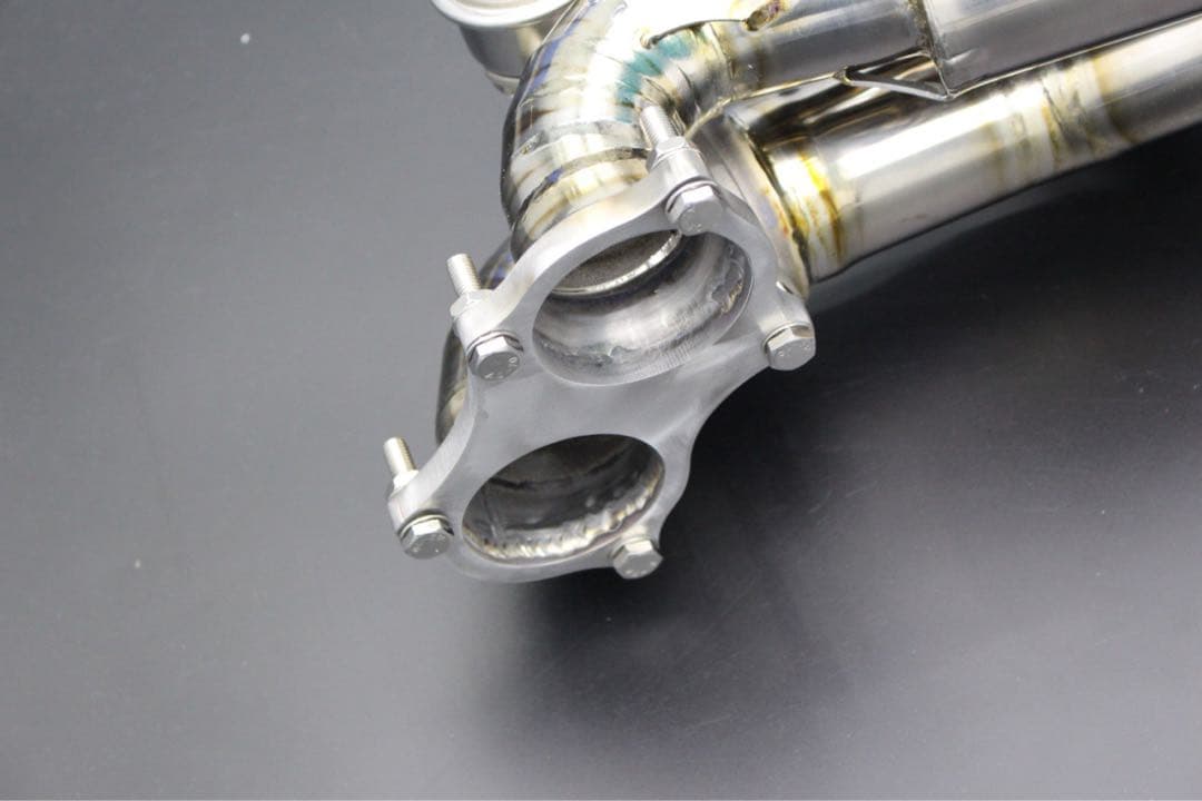 (Lei)Porsche 718GT4用チタンマフラー（バルブ付き）