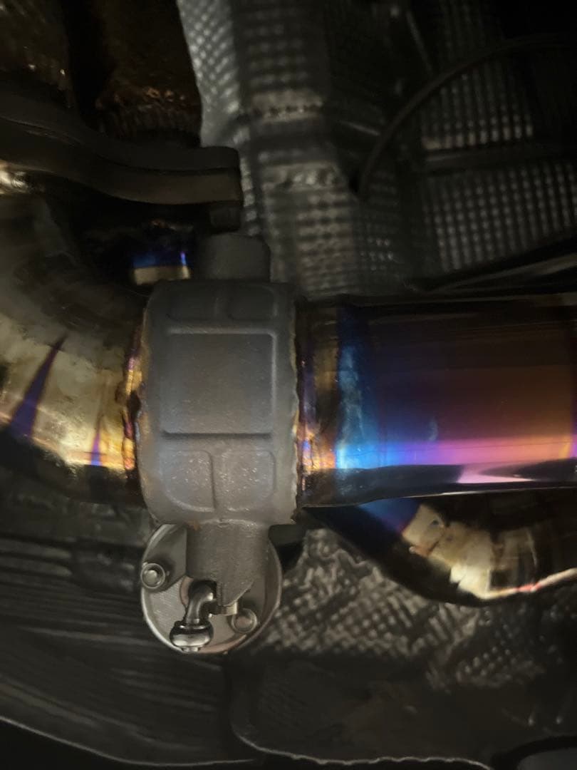 (Lei)Porsche 718GT4用チタンマフラー（バルブ付き）