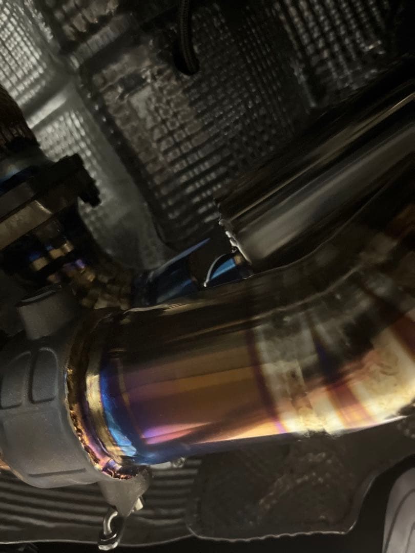 (Lei)Porsche 718GT4用チタンマフラー（バルブ付き）