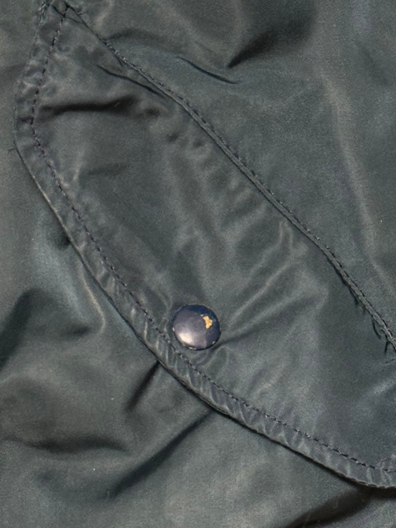 90sUSA製ALPHAアルファMA-1 フライトジャケットXLネイビー傷汚有