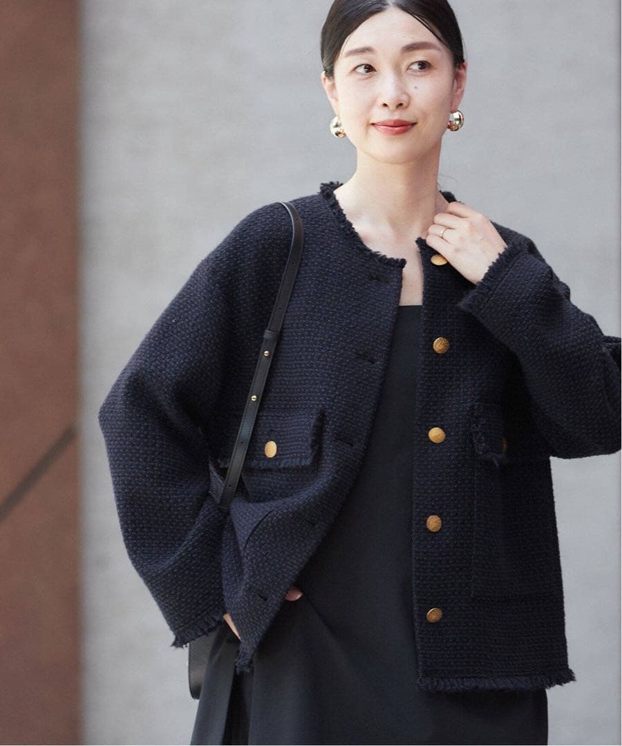 ジャーナルスタンダードレサージュ　GIOLICAツイードジャケット※1回のみ着用