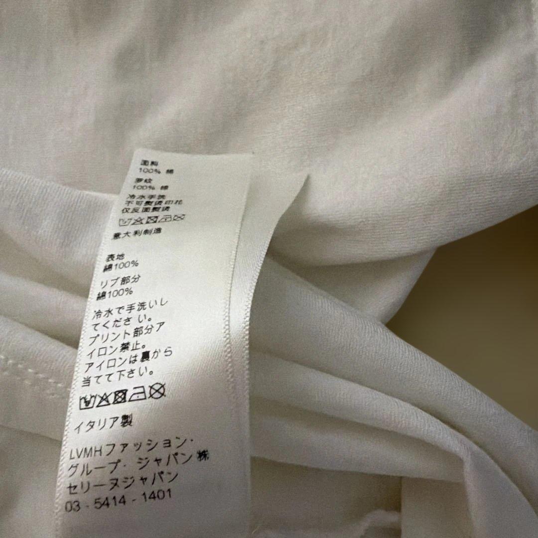 CELINE ホワイト Tシャツ XS　エディスリマン