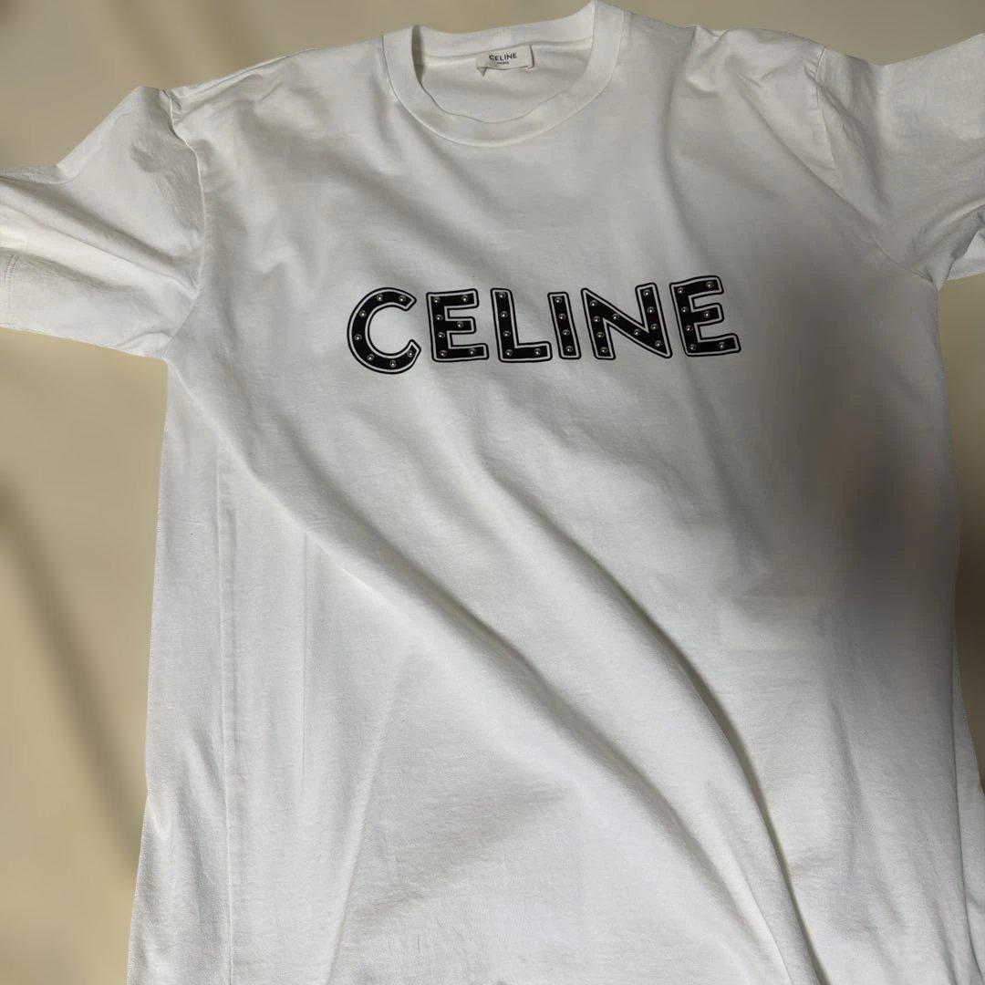 CELINE ホワイト Tシャツ XS　エディスリマン