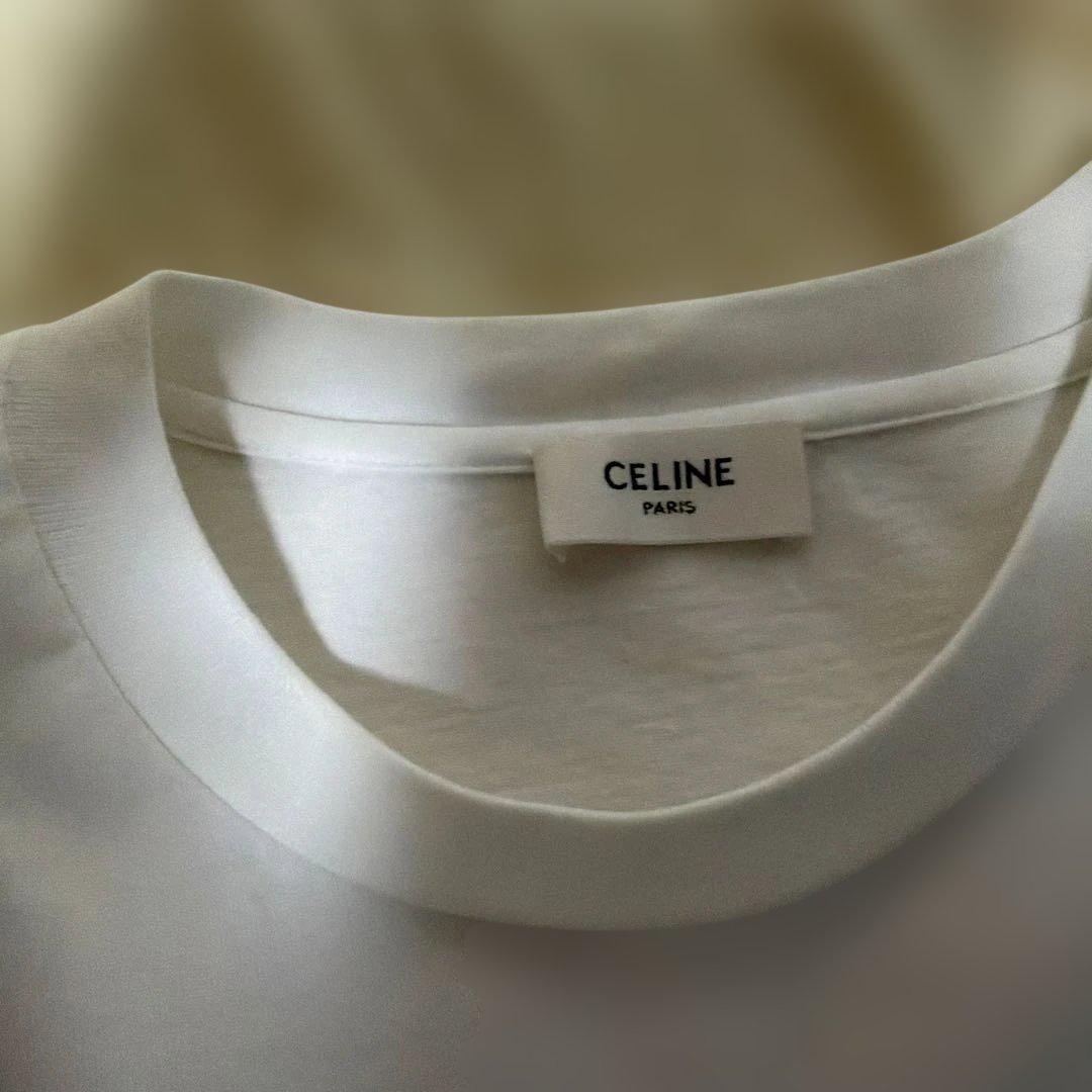 CELINE ホワイト Tシャツ XS　エディスリマン