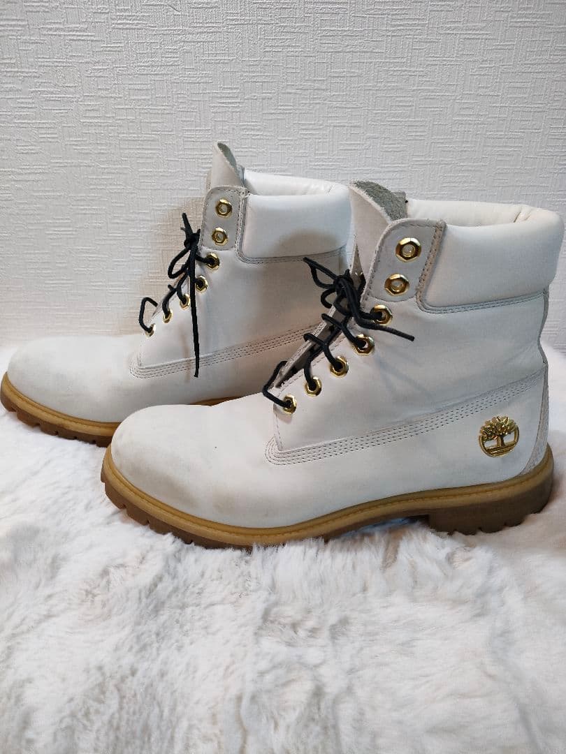 Timberland ティンバーランド プレミアムブーツ ホワイトヌバック