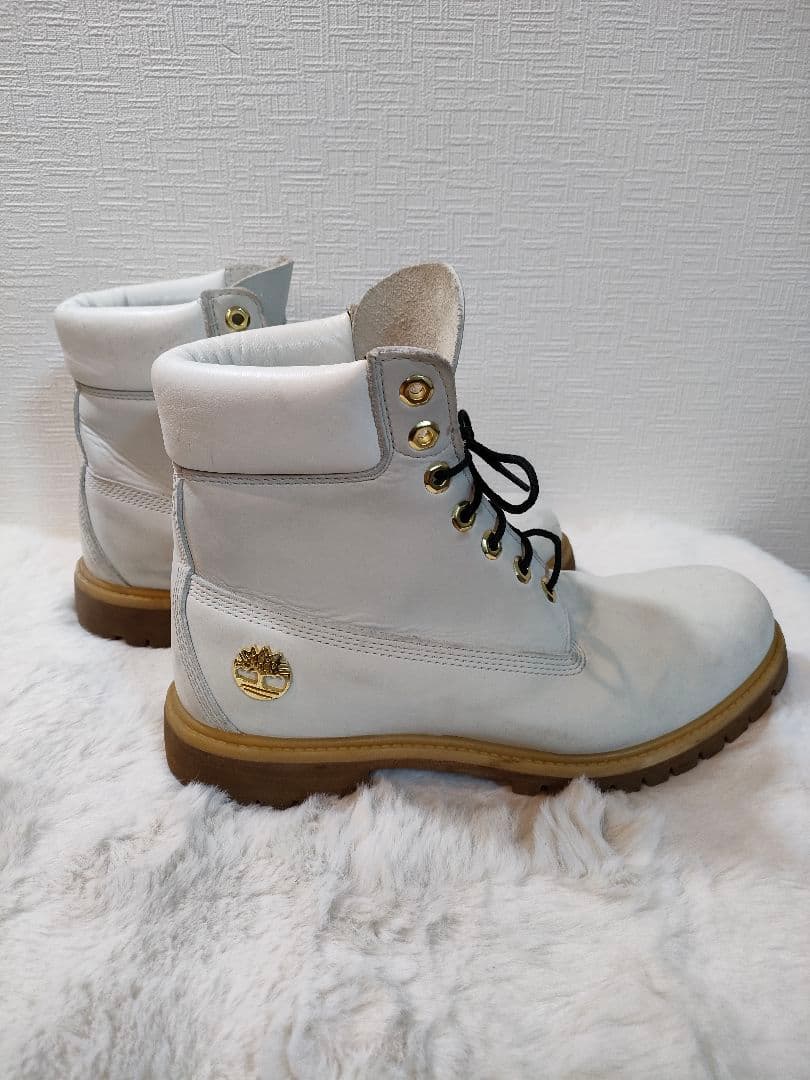 Timberland ティンバーランド プレミアムブーツ ホワイトヌバック