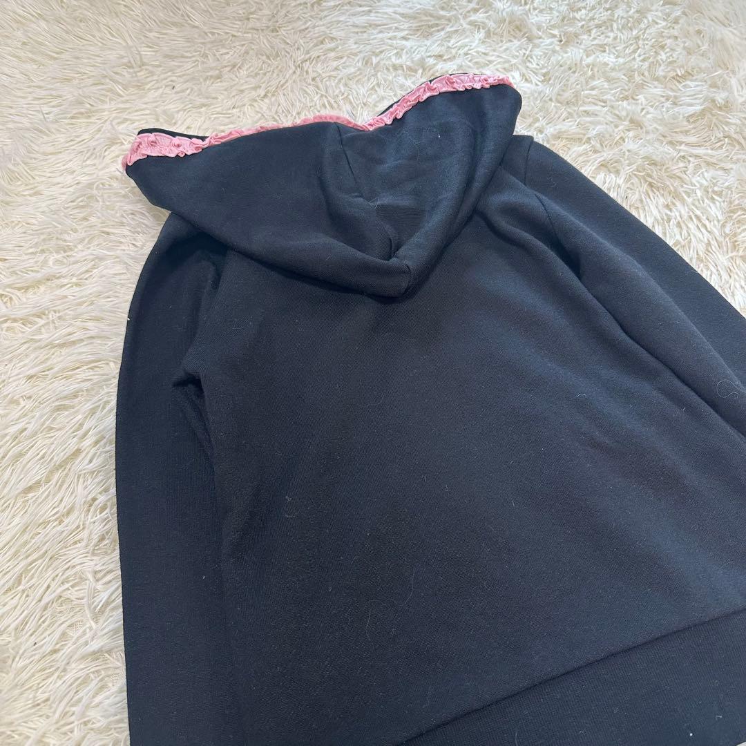 00s y2k 平成姫ギャル TRALALA パーカー フリル リボン 女の子