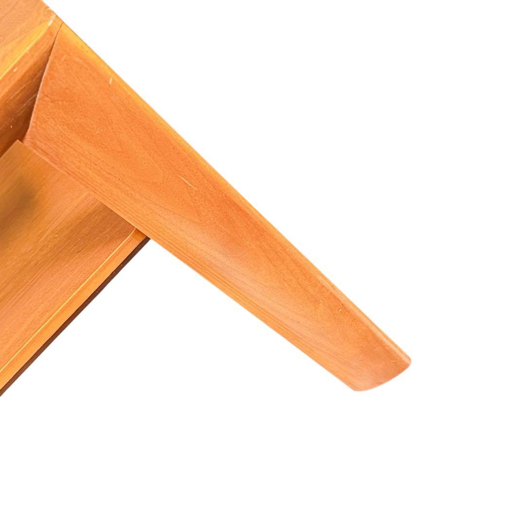 HR744 【希少デザイン】karimoku ガラストップテーブル　TU3287