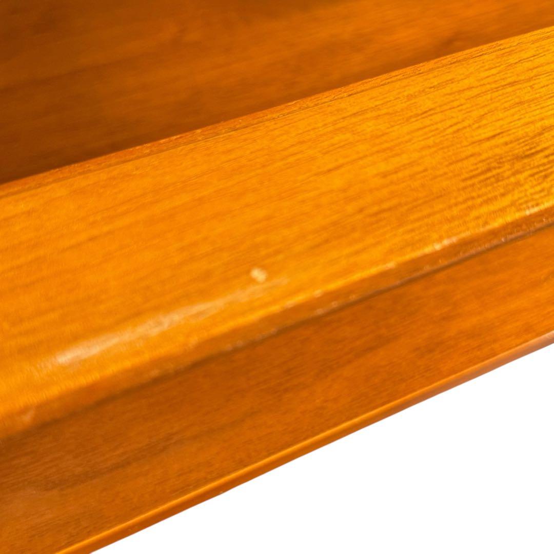 HR744 【希少デザイン】karimoku ガラストップテーブル　TU3287